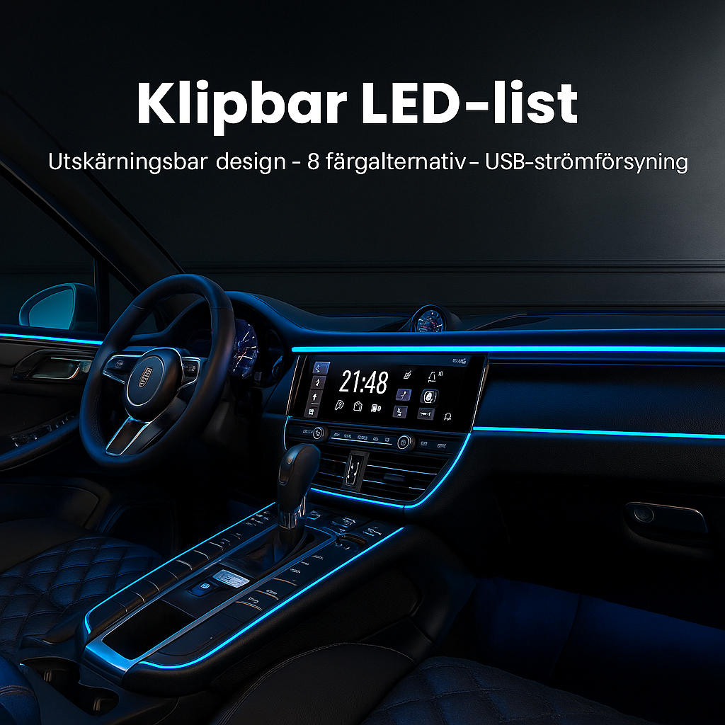 Kuttbar LED-ränder