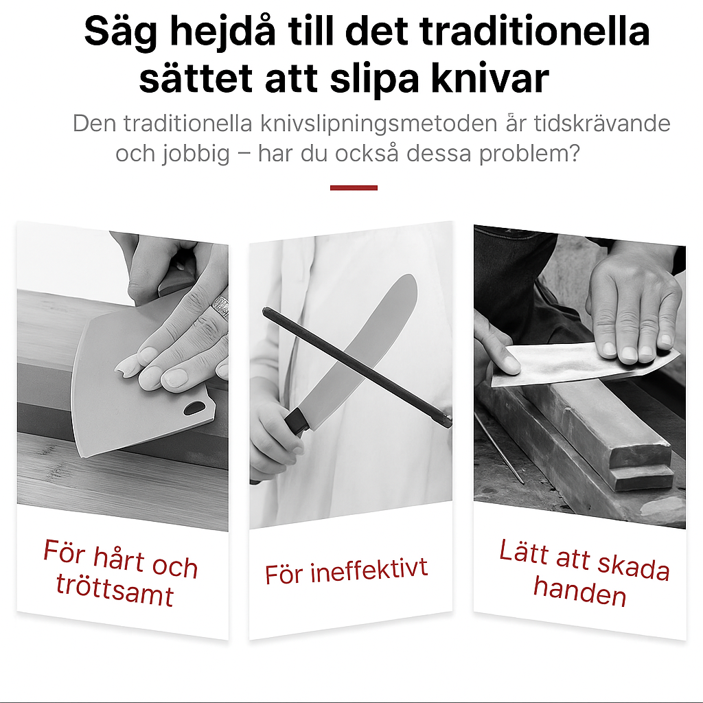 Professionell elektrisk knivslipare