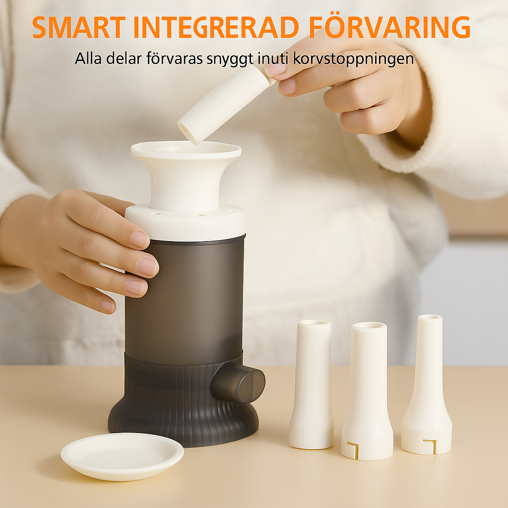 Hushålls manuell korvfyllningsmaskin