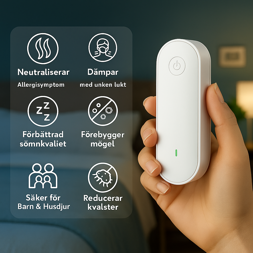 Kvalsterborttagare | Fräschare morgnar och ett hälsosammare hem